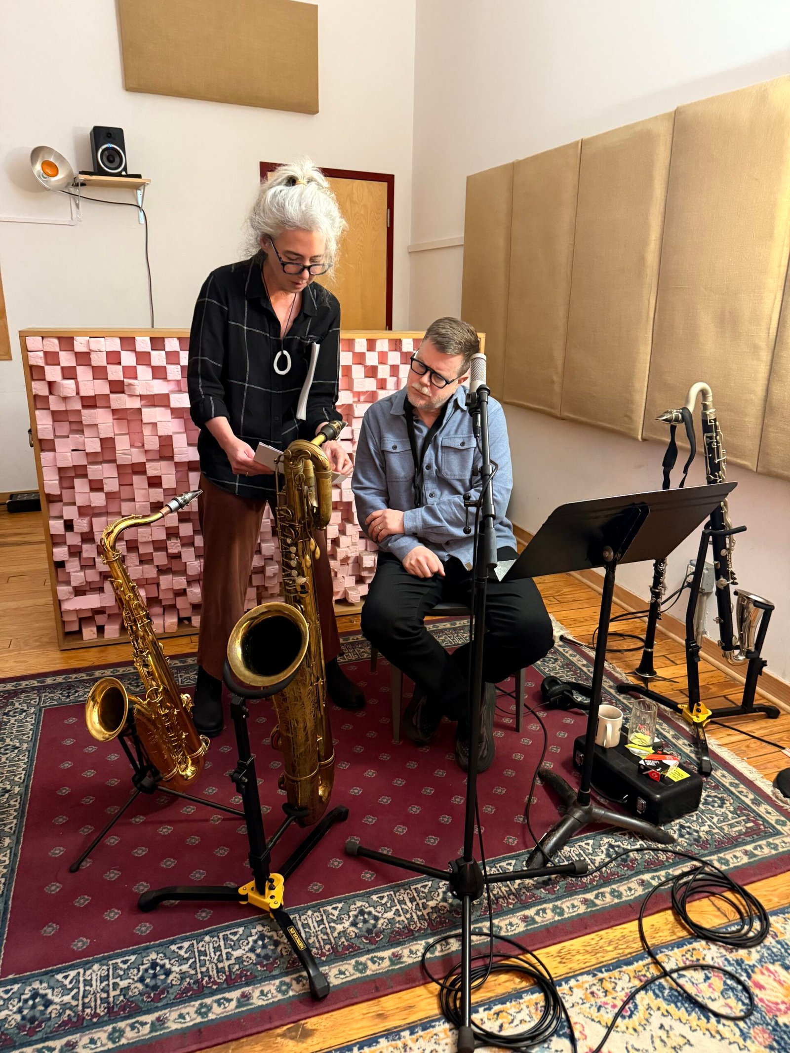 On Thursday, January 9th, polymath Terri Kapsalis invited me to join her at Experimental Sound Studio…